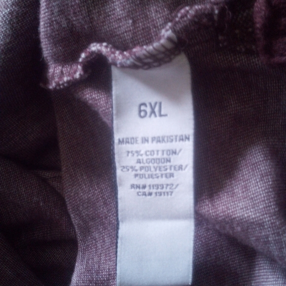 Parish Nation Polo Men Big & Tall Men Wine Color Size 6XL  Pre-Lo… - Picture 7 of 11